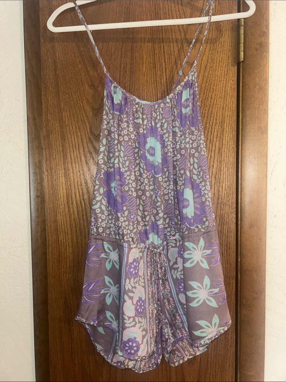 Flynn Skye Purple Floral Romper